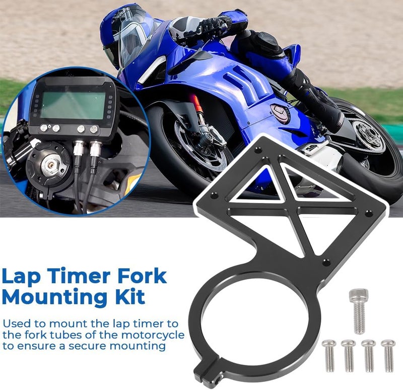 WIKIBB for AIM Solo 2 / Solo 2 DL to Motorcycle 50mm Fork Lap Timer Fork Mount - Image 4